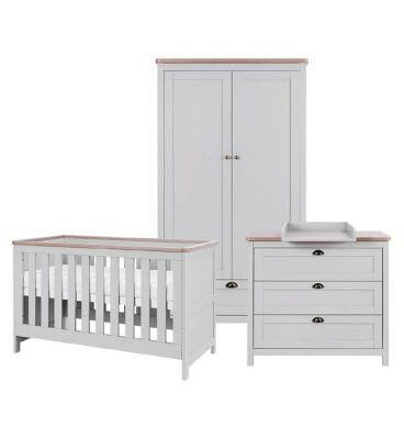 Tutti Bambini Verona 3 Piece Room Set - Dove Grey/Oak GOODS Boots