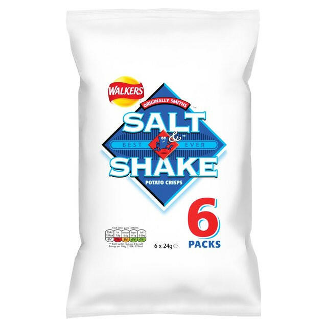 Walkers Salt & Shake Multipack Crisps GOODS ASDA