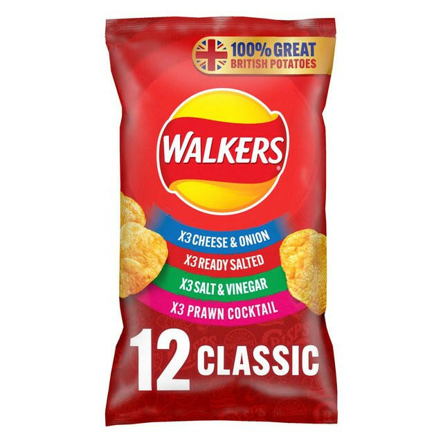 Walkers Classic Variety Multipack Crisps GOODS ASDA Default Title