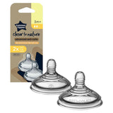 Tommee Tippee Closer to Nature 2 Med Flow Teats 3+ Months GOODS McGrocer Direct