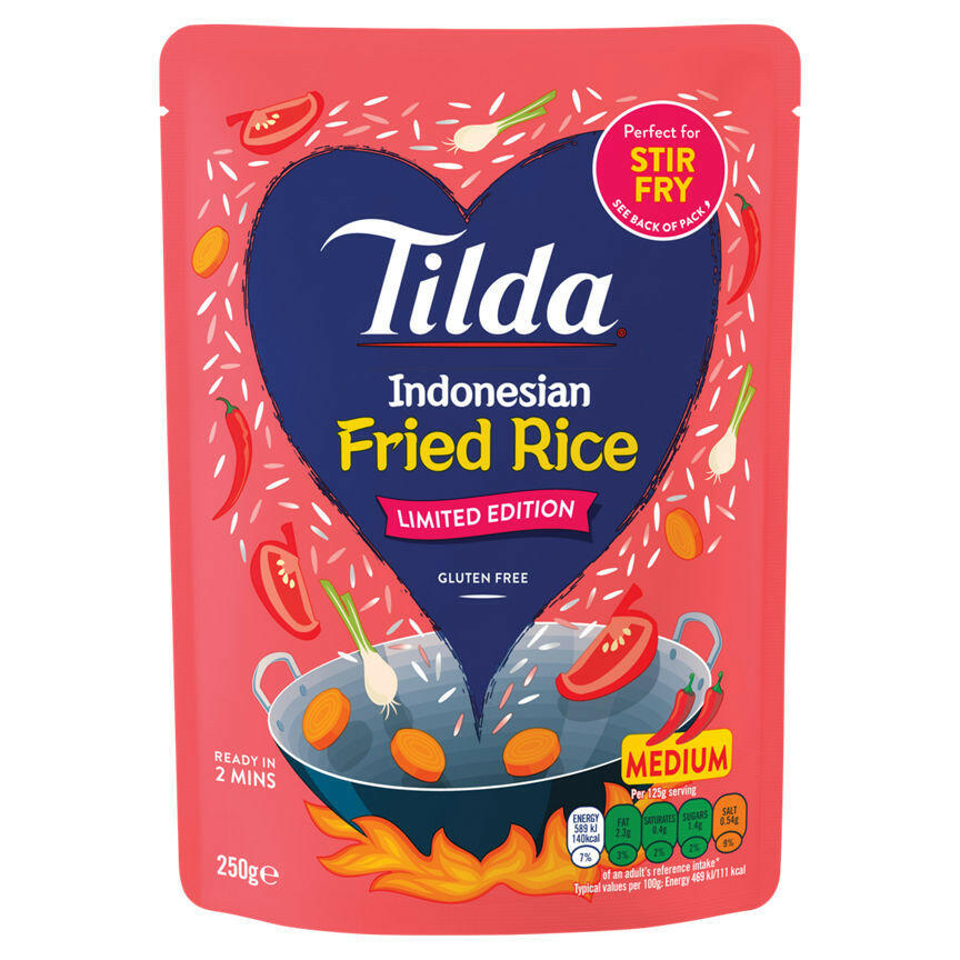 Tilda Microwave Limited Edition Rice Rice, Pasta & Noodles ASDA