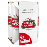 Stella Artois Belgium Premium Lager 4 Pack Beer & Cider ASDA