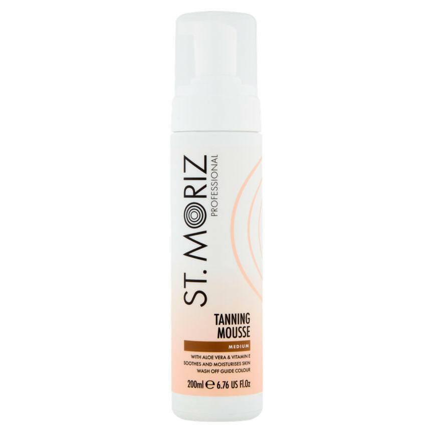 St. Moriz Self Tanning Mousse Medium Suncare & Travel ASDA