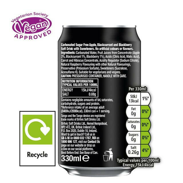 Tango Dark Berry Sugar Free GOODS ASDA