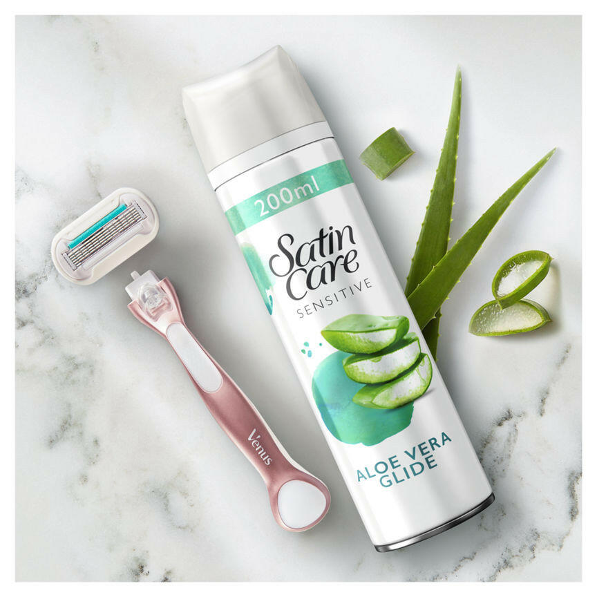 Venus Satin Care Sensitive Skin Shave Gel Women's Toiletries ASDA