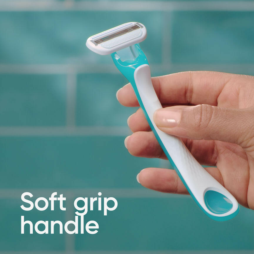 Venus Tropical 3 Blade Disposable Razors 3 Pack Women's Toiletries ASDA