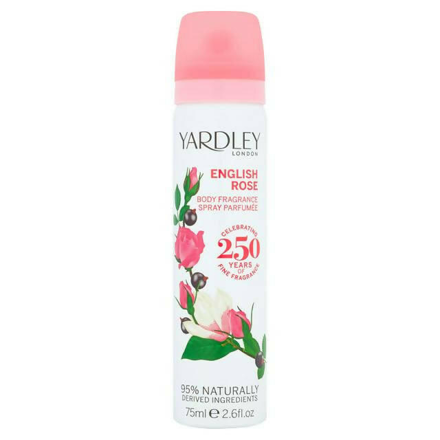 Yardley English Rose Body Spray 75ml For her Sainsburys