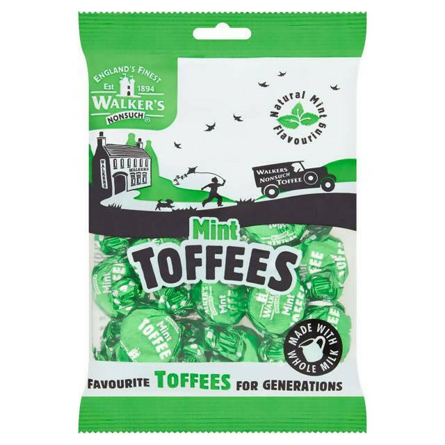 Walkers Mint Toffees Bag 150g sweets Sainsburys