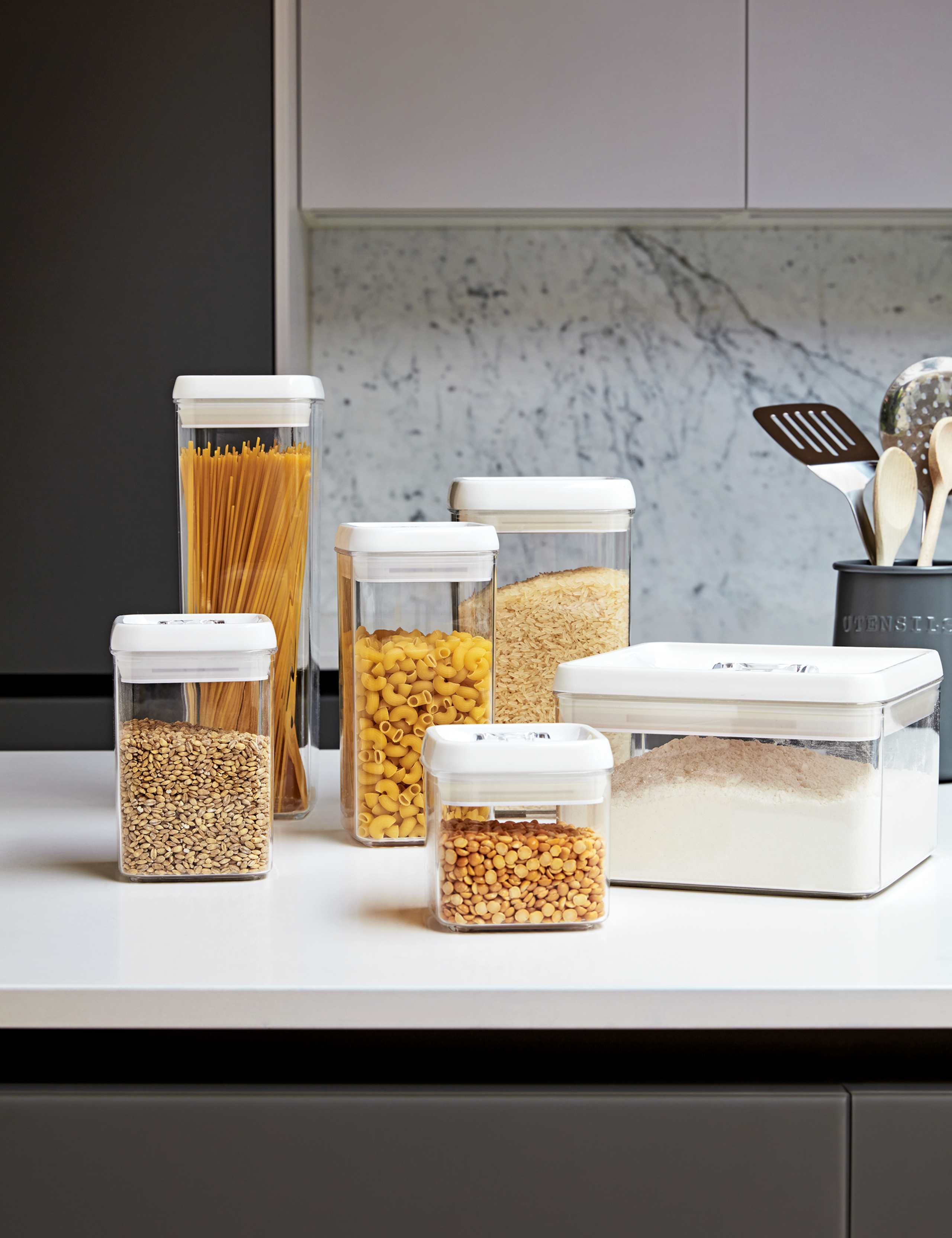 0.5L Square Flip-Tight Food Storage