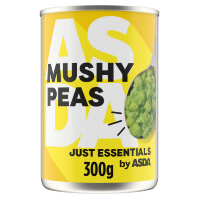 ASDA Mushy Peas 300g, imported from the UK