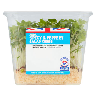 ASDA Spicy & Peppery Salad Cress - British product