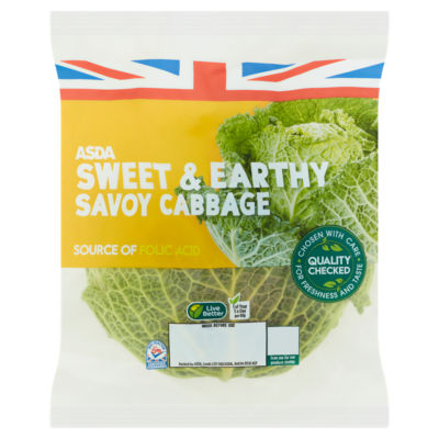 ASDA Savoy Cabbage Sweet Earthy (British brand)