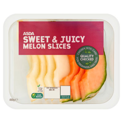 ASDA Sweet & Juicy Melon Slices 400g - British product