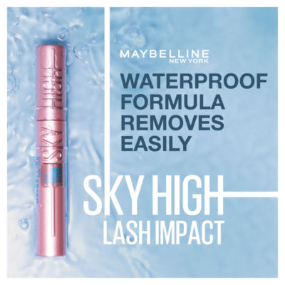 Maybelline Mascara Waterproof Black 7.2ml, imported from the UK
