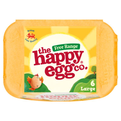 The Happy Egg Co Free Range Eggs 6 Large