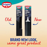 Dr. Oetker black food colour gel 15g - British product