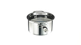 Le Creuset 3-ply stainless steel lidded saucepan, UK version