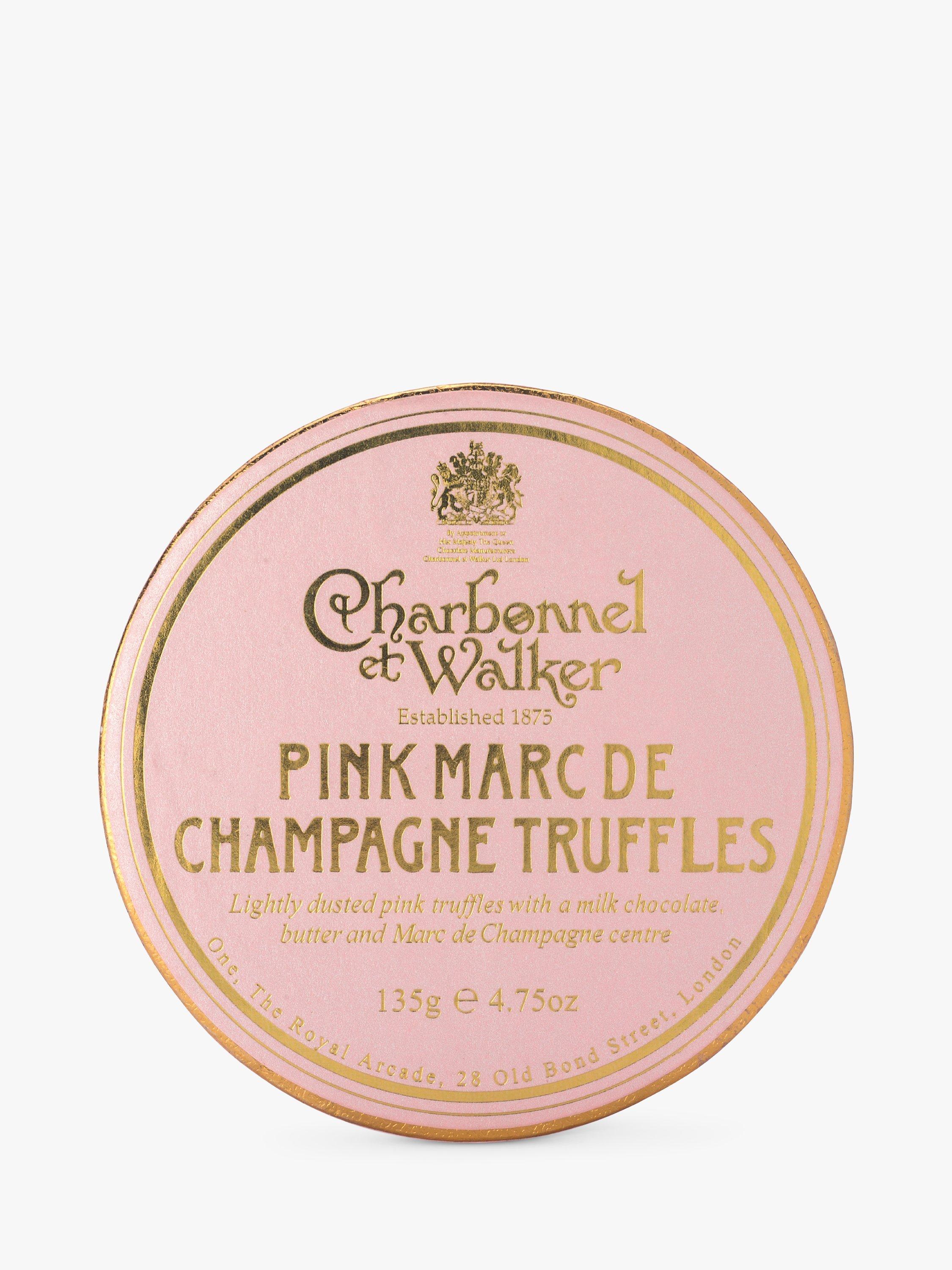Charbonnel et Walker Pink Champagne chocolate truffles 135g - British product
