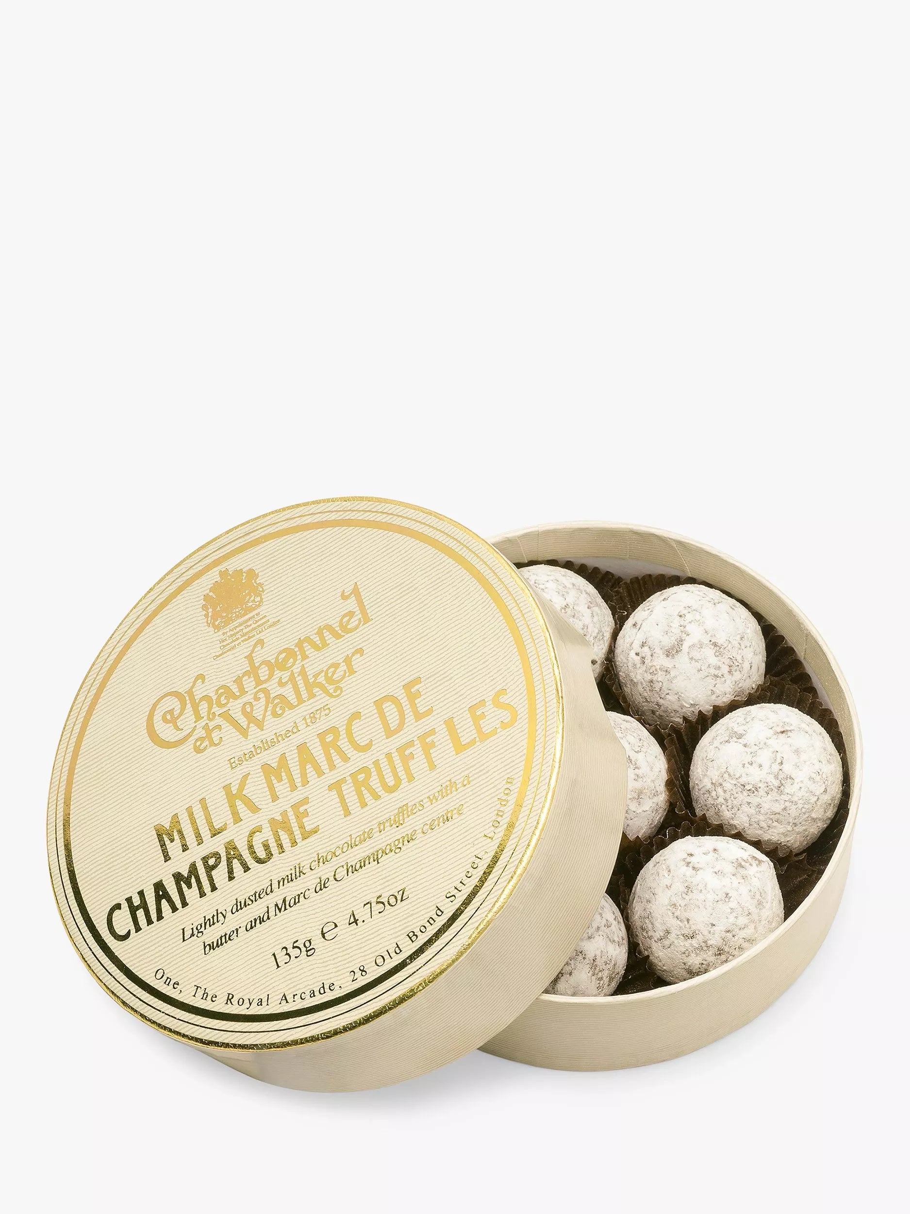 Charbonnel et Walker champagne truffles 135g - British product