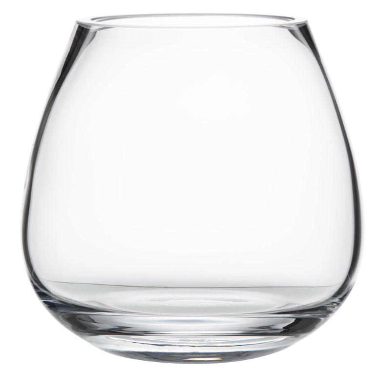LSA International clear glass vase H17cm, UK version