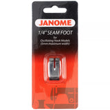 Janome quarter inch seam foot, UK version