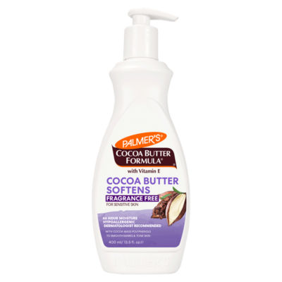 Palmer's fragrance-free body lotion 400ml, imported from the UK