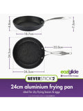Eaziglide aluminium non-stick frying pan 30cm - British product