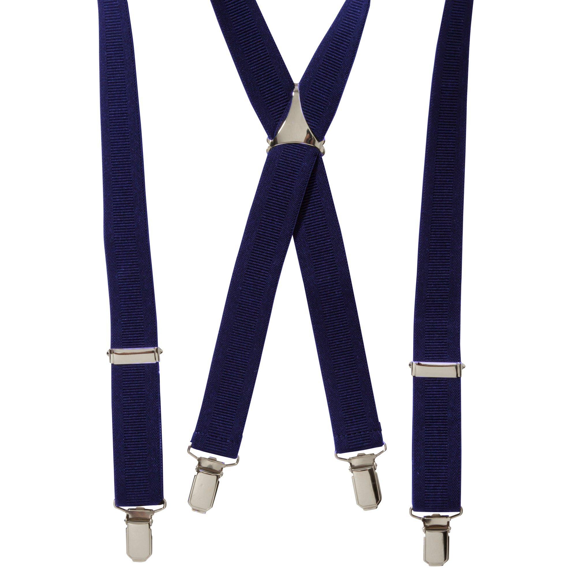 John Lewis Boys' Braces in Navy, One Size, UK version