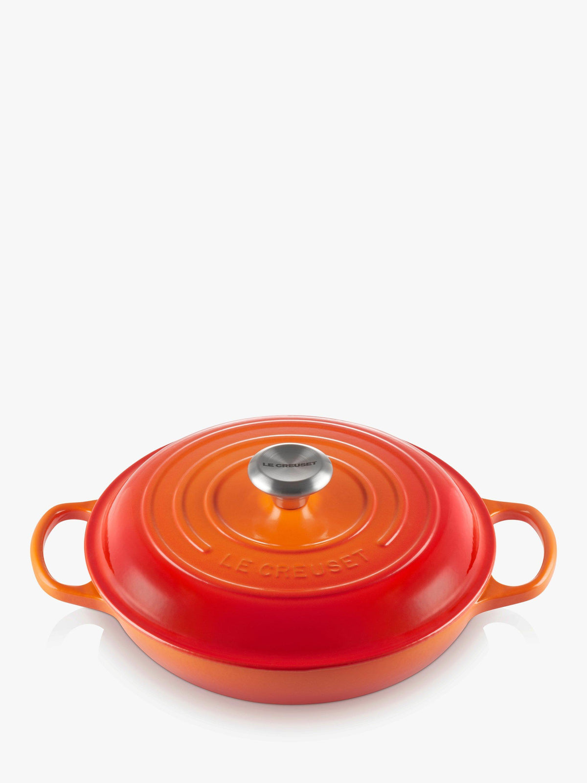 Le Creuset Cast Iron Signature Shallow Casserole - Volcanic