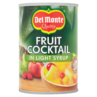 Del Monte fruit cocktail in light syrup 420g - British product