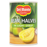 Del Monte canned pear halves in light syrup 420g - British product