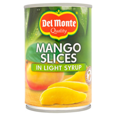 Del Monte Mango Slices in Light Syrup Canned Fruit 425g