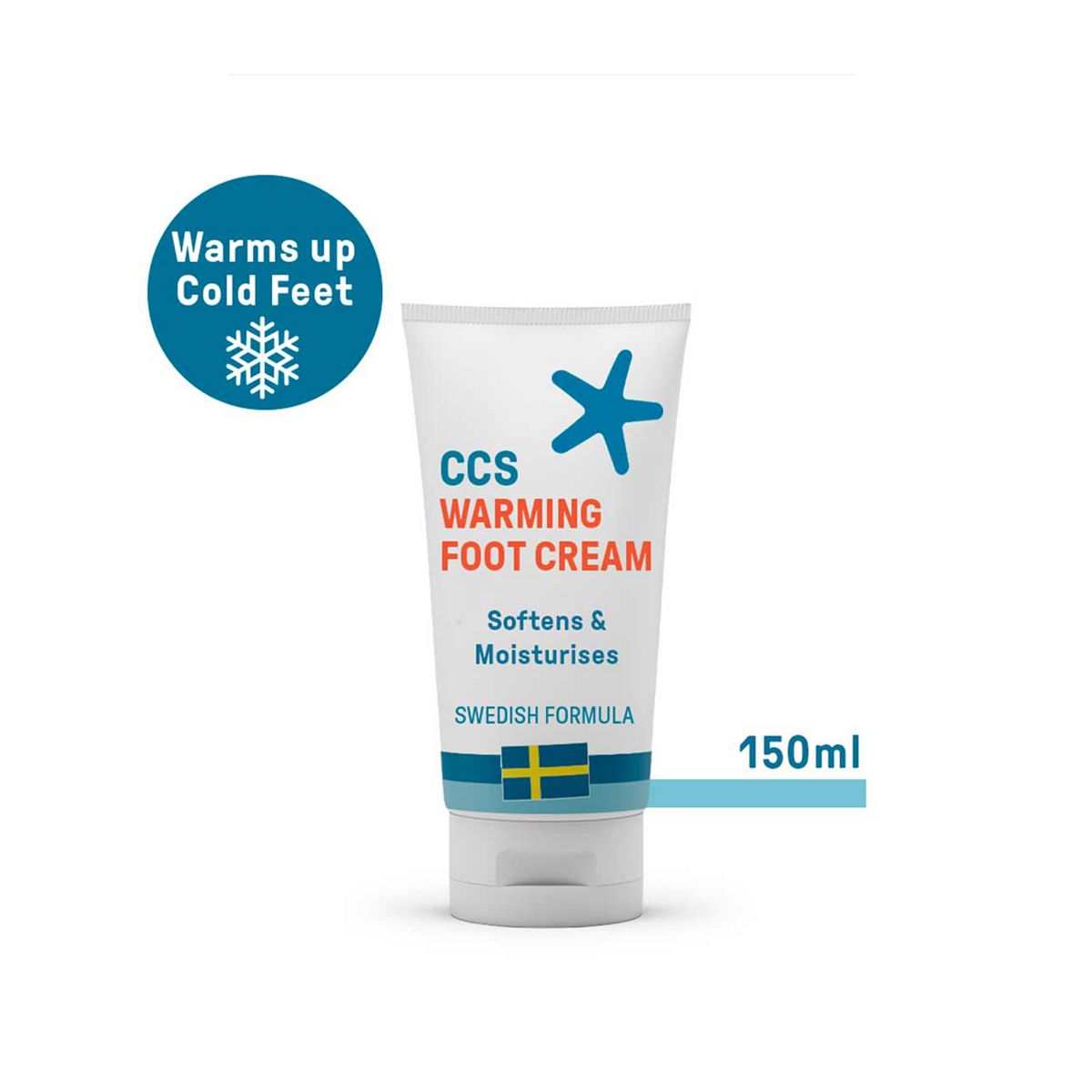 CCS Warming Foot Cream For Dry And Cold Feet- 150 ml - McGrocer