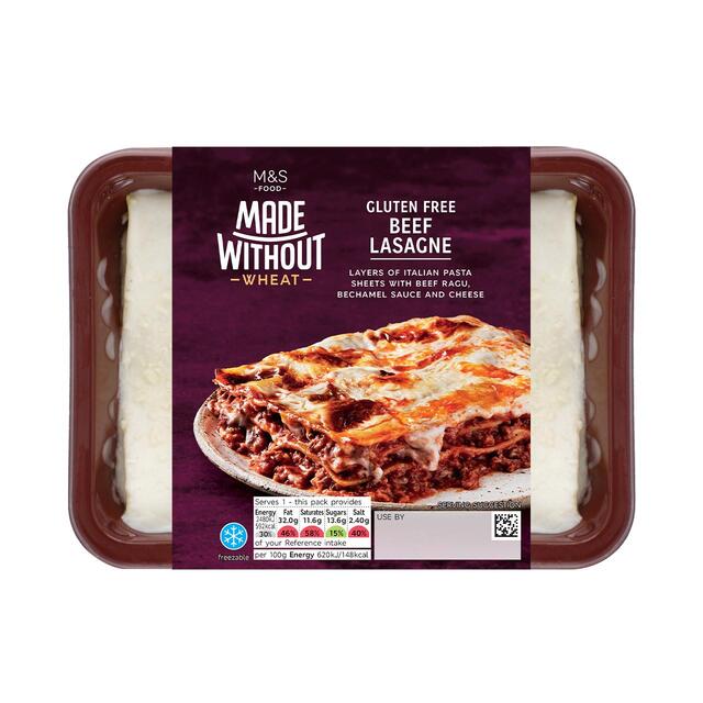 M&S Made Without Wheat Beef Lasagne   400g - McGrocer