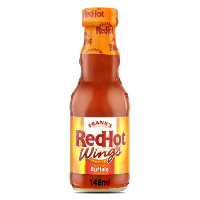 Frank's RedHot Buffalo Wings hot sauce 148ml - British product