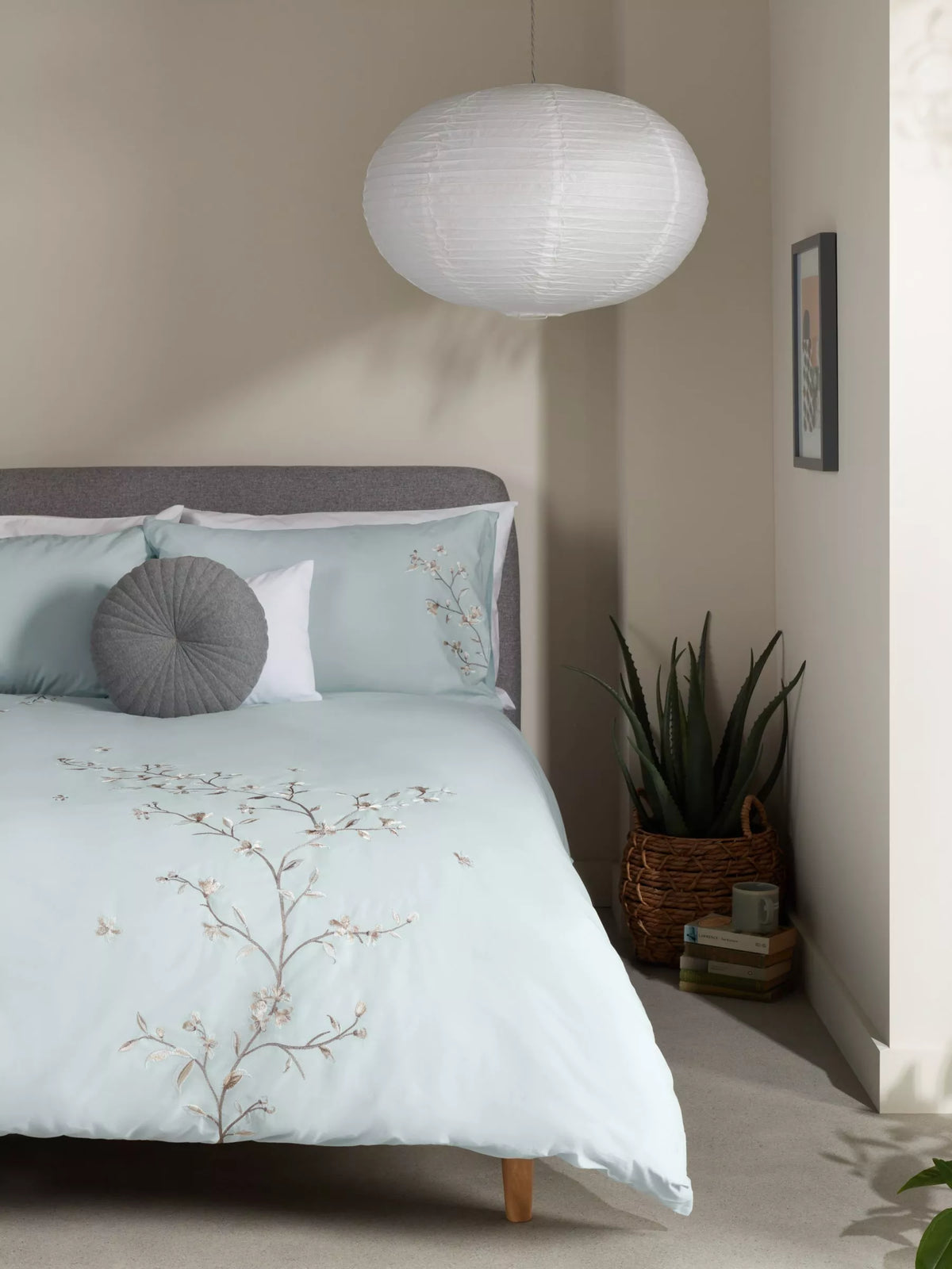 John Lewis ANYDAY Easy Care Chinese Blossom Duvet Cover Set - McGrocer