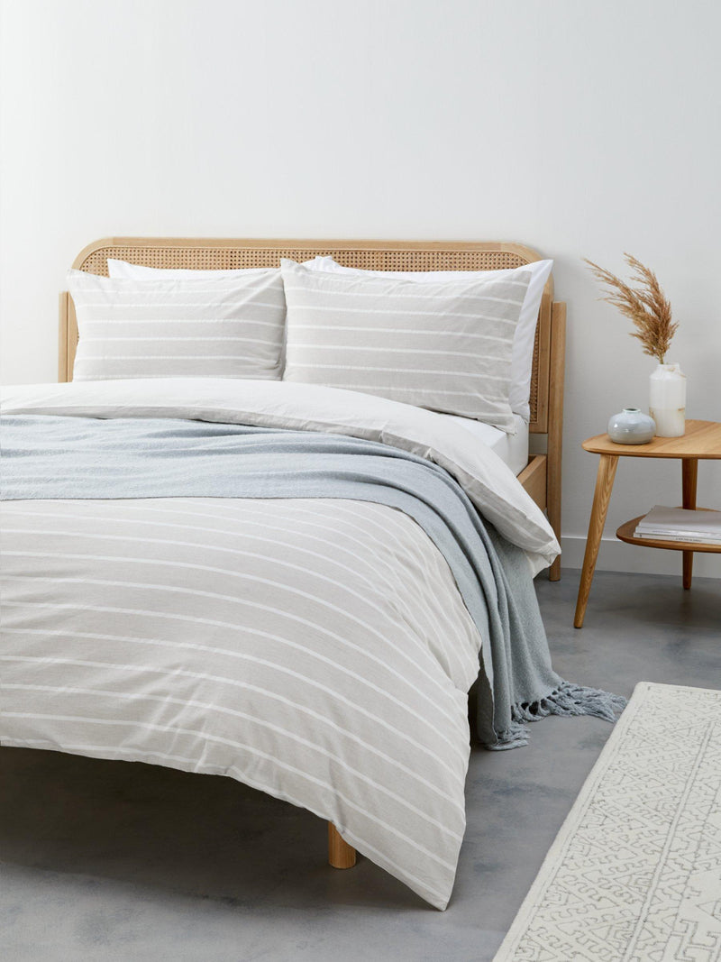 John Lewis pyjama stripe duvet cover set, UK version