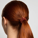 Silver Cloud silver ion satin scrunchies auburn 5 pack (British brand)