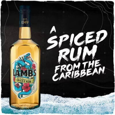 Lamb's Spiced Rum spirit drink 1L, UK version