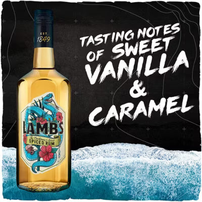 Lamb's Spiced Rum spirit drink 1L, UK version