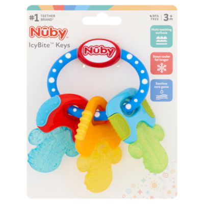 Nuby IcyBite Keys teether, imported from the UK