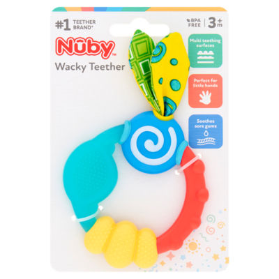 Nuby Wacky Teether, imported from the UK