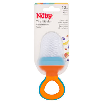 Nuby Nibbler Fresh Food Feeder 6m+, imported from the UK