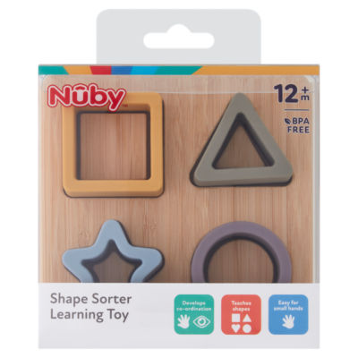 Nuby shape sorter toy for 12+ months, imported from the UK
