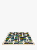 Orla Kiely Linear Stem wool rug, imported from the UK