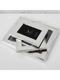 Elegance by Impressions silver plated ribbed photo frame - British product