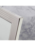 Elegance by Impressions herringbone silver plated photo frame - British product