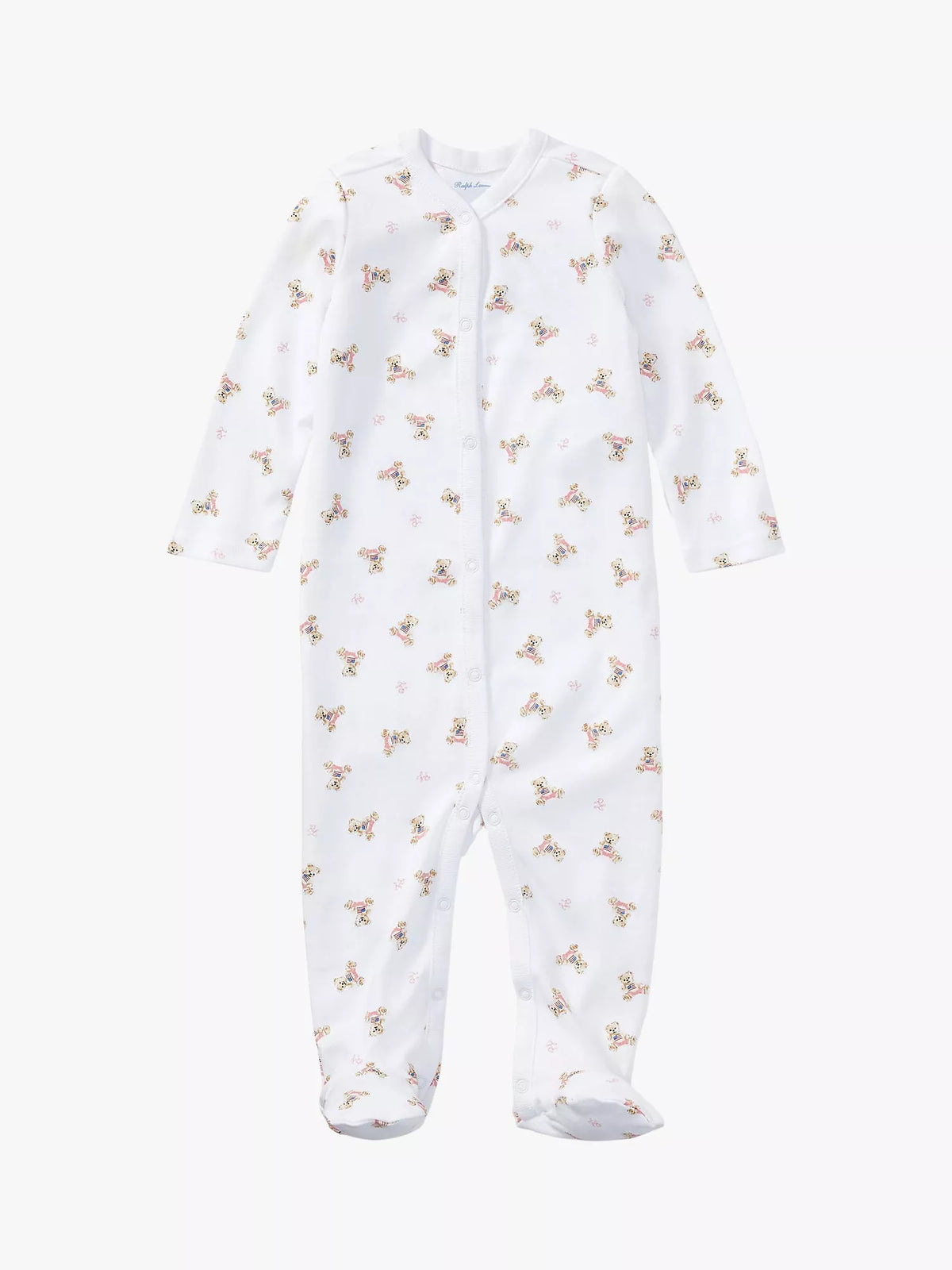 Ralph Lauren Baby Polo Bear Print Sleepsuit