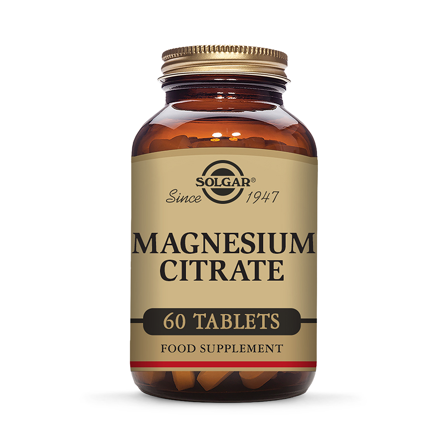 Solgar Magnesium Citrate supplement 60 tablets (British brand)