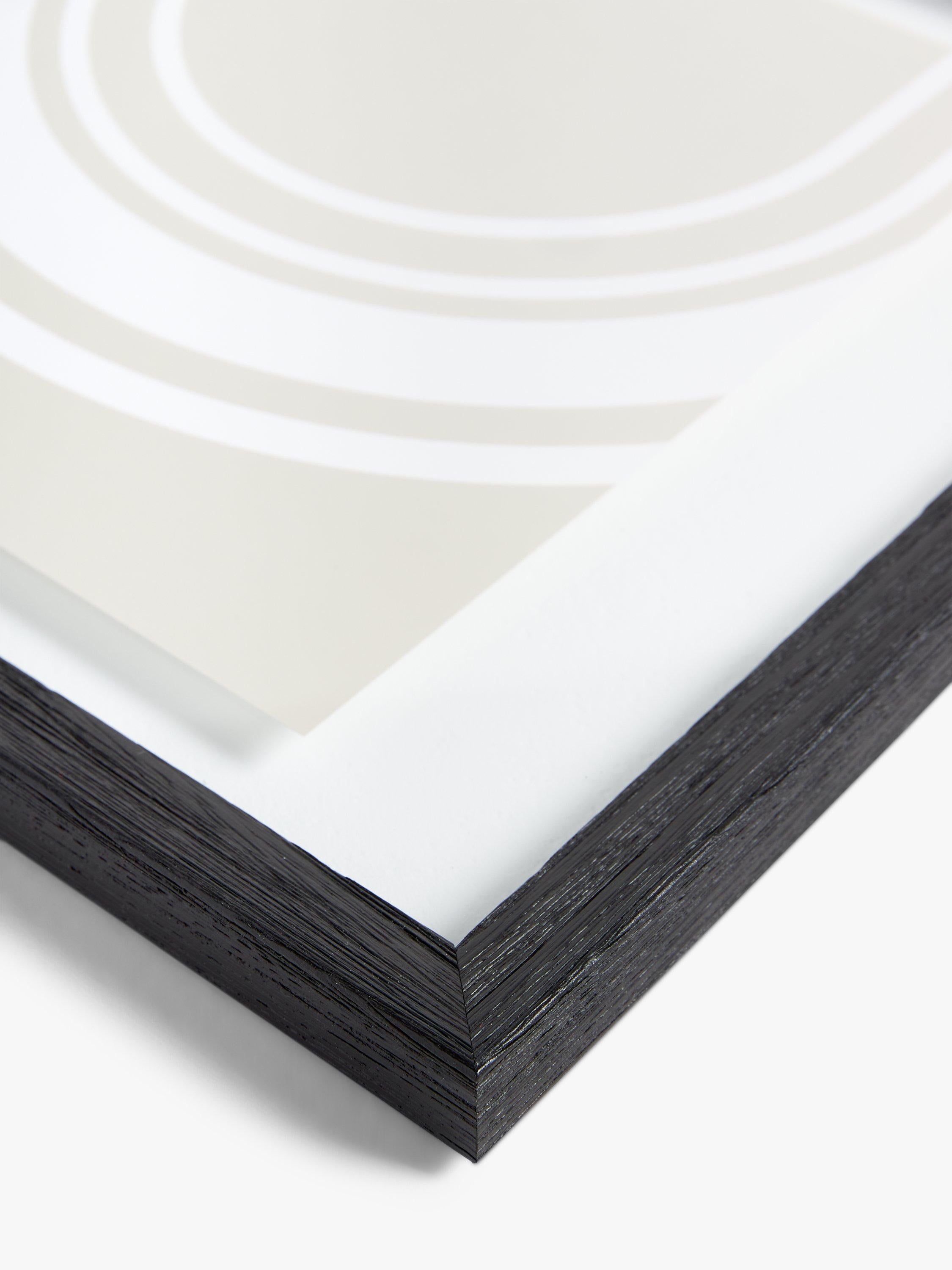 John Lewis black pine wood floating poster frame, UK version